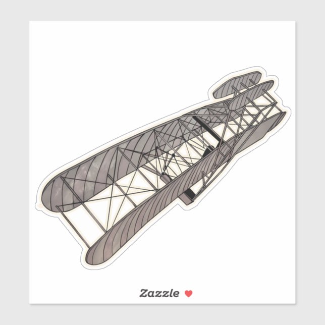 The Wright Flyer Sticker (Sheet)