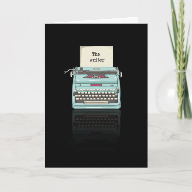 The Writer Card (Front)