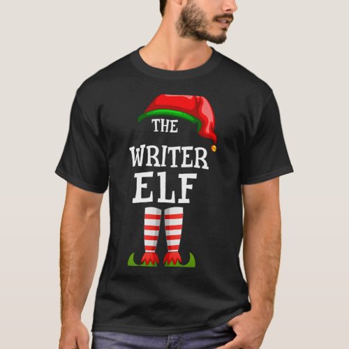The Writer Elf Family Matching Christmas Group Gif T_Shirt