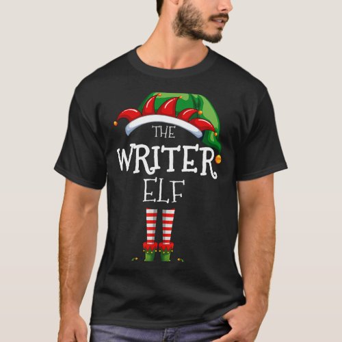 The Writer Elf Matching Family Group Christmas Par T_Shirt