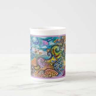 The Writer in Wonderland Bone China Mug