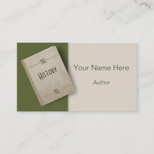 The Writer of Nonfiction Books Business Card