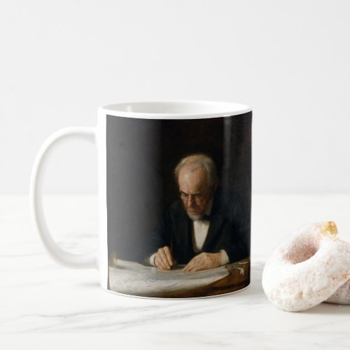 The Writing Master by Thomas Eakins Coffee Mug
