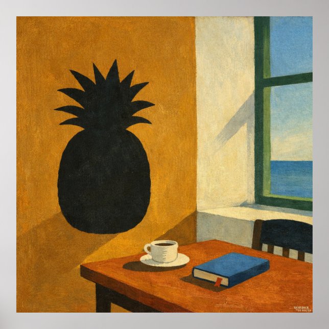 The Writing on the Wall Looks Like a Pineapple Poster (Front)