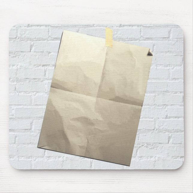 The Writing's On The Wall Mouse Pad Blank (Front)