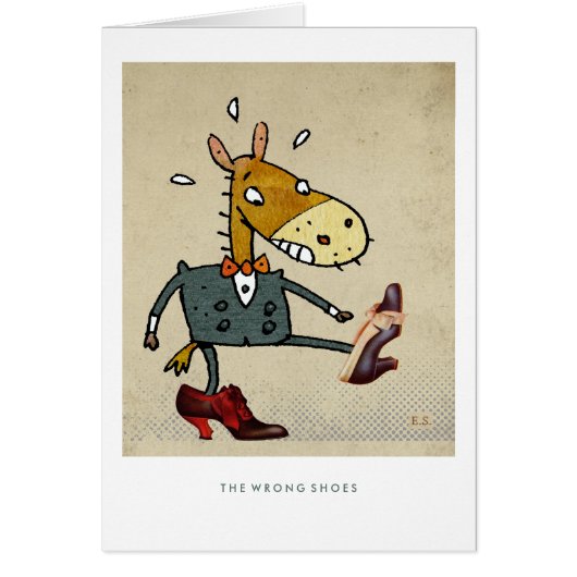 The Wrong Shoes Cards (Front)