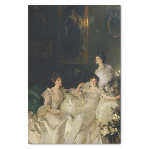 The Wyndham Sisters by John Singer Sargent Tissue Paper