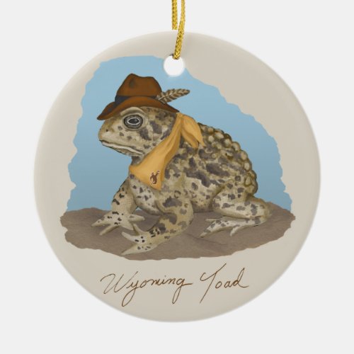 The Wyoming Toad Ornament