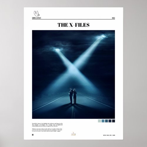 The X_Files Minimalist Alternative Poster