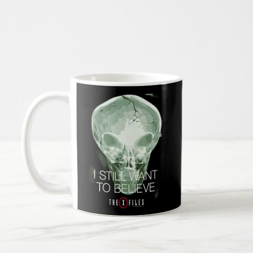 The X_Files Still Want To Believe Skull Tee Coffee Mug