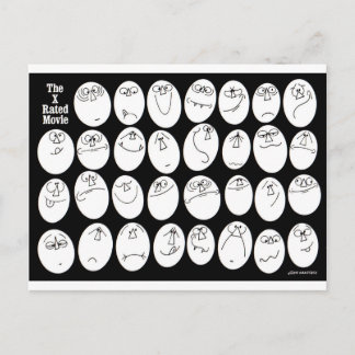 The x-rated movie postcard