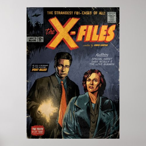 The XFiles Mulder and Scully Poster