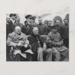 The Yalta Conference Postcard
