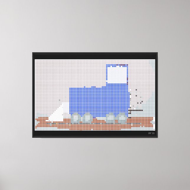 The Yard Diesel Stretched Canvas Print (Front)