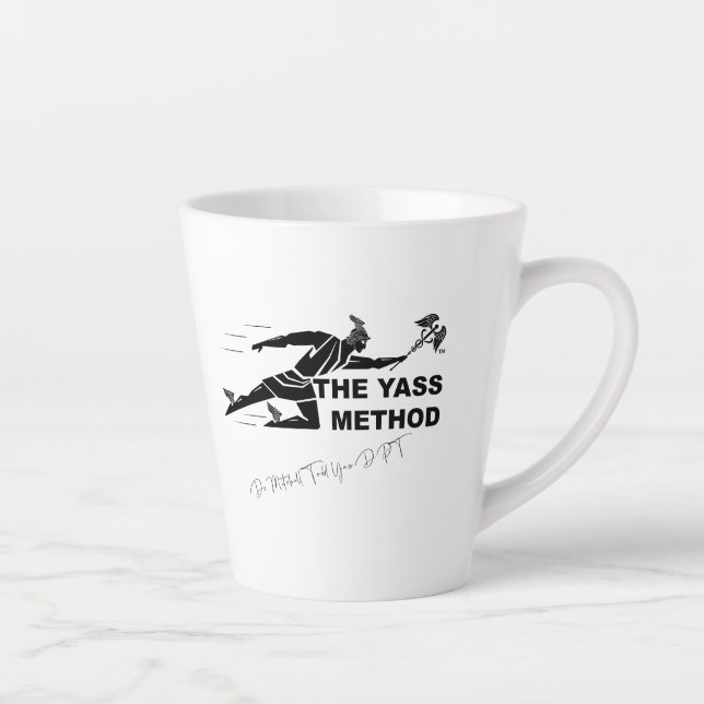 The Yass Method Signed Latte Cup (Right)