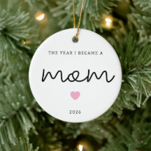 The year I became a Mom Holiday Christmas 