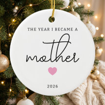 The year I became a Mother Holiday Christmas 