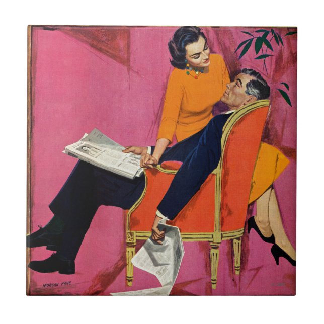 The Year of Discontent Ceramic Tile (Front)