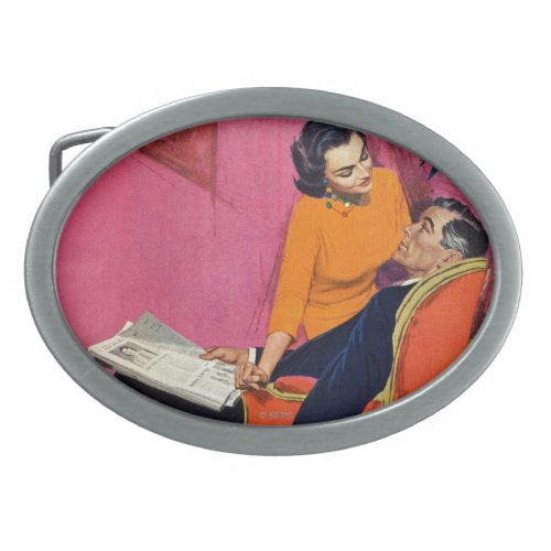 The Year of Discontent Oval Belt Buckle