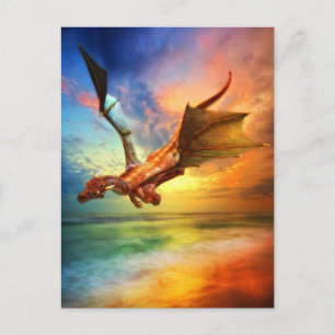 The Year of the Dragon Holiday Postcard