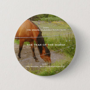 The year of the Horse, 2026 qoute Button