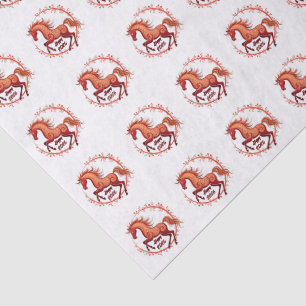 The Year of the Horse 2026 Tissue Paper