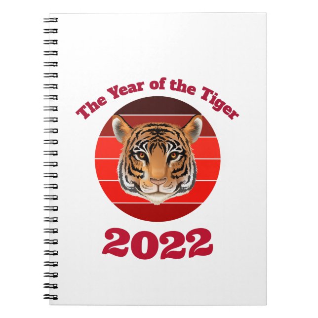 The Year of the Tiger 2022 Notebook (Front)