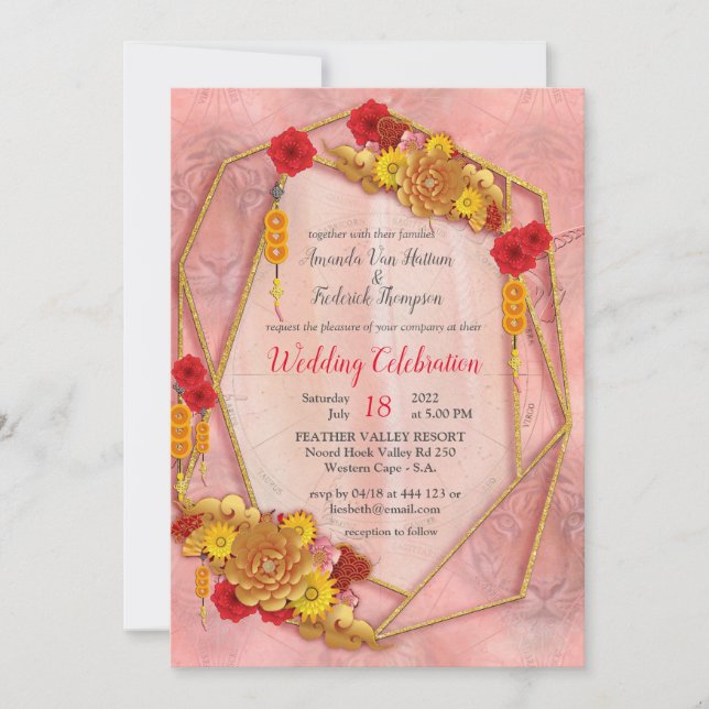 The Year of the Tiger Invitation (Front)