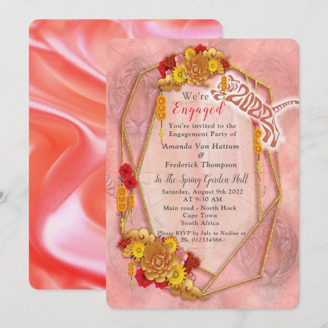 The Year of the Tiger Invitation (Front/Back)