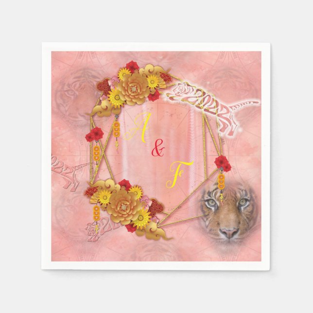 The Year of the Tiger Napkins (Front)