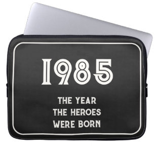 The Year The Heroes Were Born (white) Laptop Sleeve