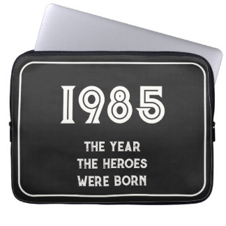 The Year The Heroes Were Born (white) Laptop Sleeve