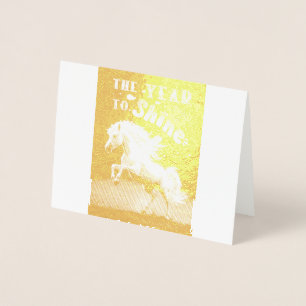 The Year To Shine Foil Card