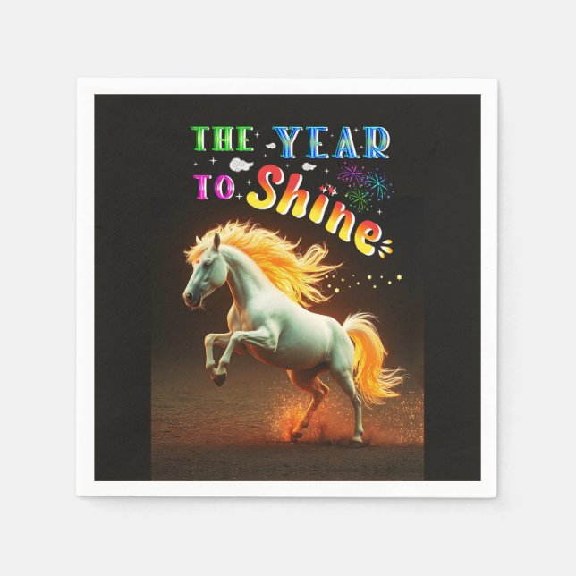 The Year To Shine Napkins (Front)