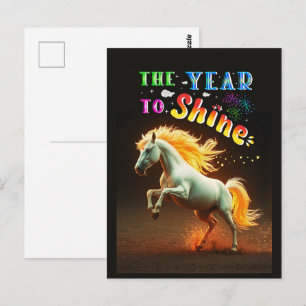 The Year To Shine Postcard