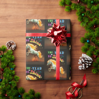 The Year To Shine Wrapping Paper