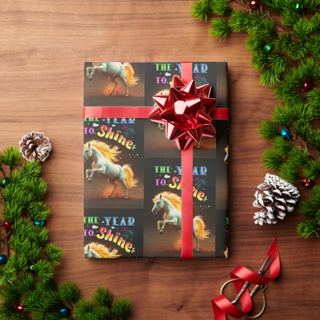 The Year To Shine Wrapping Paper (Holiday Gift)