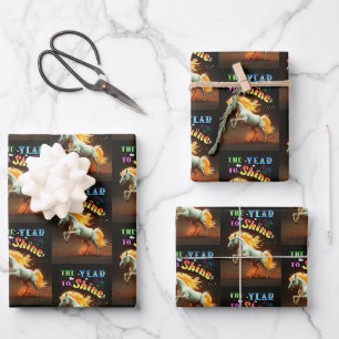 The Year To Shine Wrapping Paper Sheets