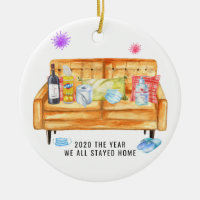 The Year We All Stayed Home | 2020 Commemorative Ceramic Ornament