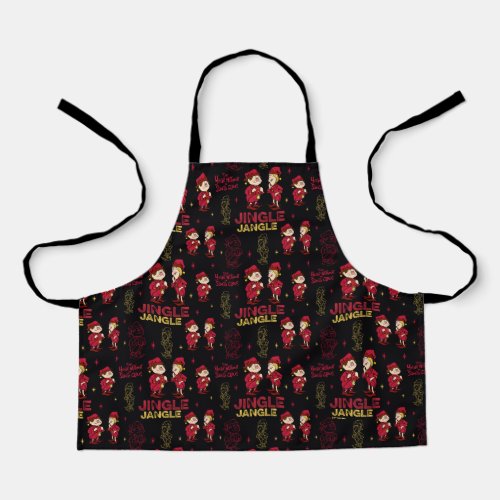 THE YEAR WITHOUT A SANTA CLAUS  Elf Pattern Apron