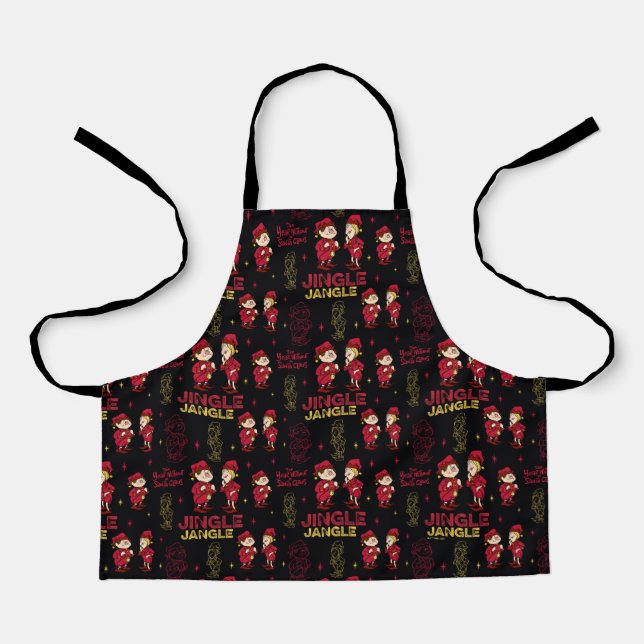 THE YEAR WITHOUT A SANTA CLAUS™ | Elf Pattern Apron (Front)