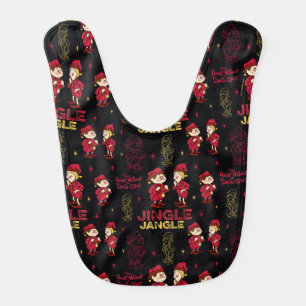 THE YEAR WITHOUT A SANTA CLAUS™ Elf Pattern Baby Bib
