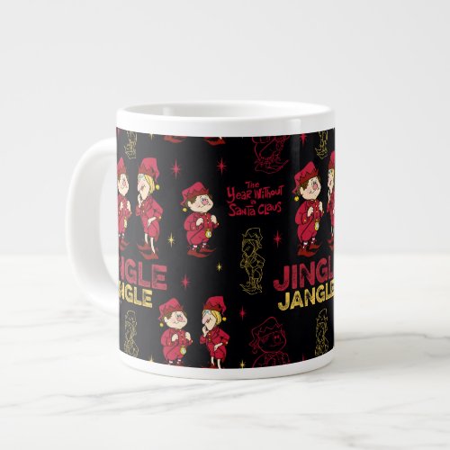 THE YEAR WITHOUT A SANTA CLAUS  Elf Pattern Giant Coffee Mug