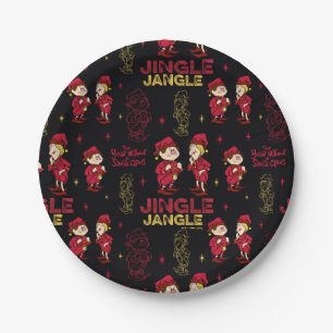 THE YEAR WITHOUT A SANTA CLAUS™ Elf Pattern Paper Plates