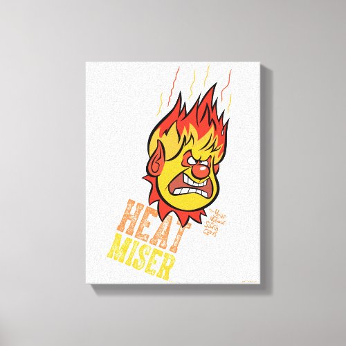 THE YEAR WITHOUT A SANTA CLAUS Heat Miser Fuming Canvas Print