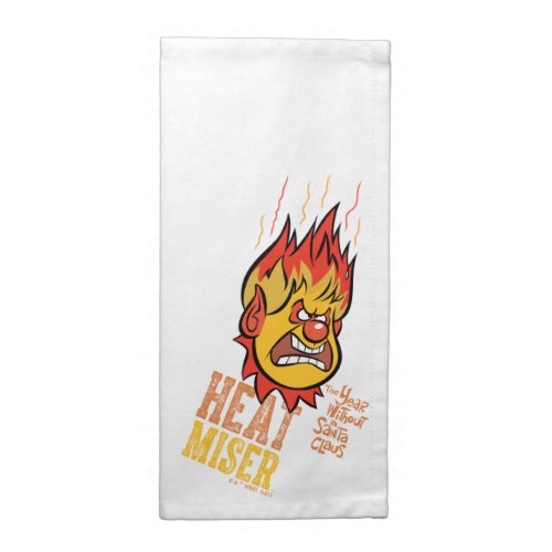 THE YEAR WITHOUT A SANTA CLAUS Heat Miser Fuming Cloth Napkin