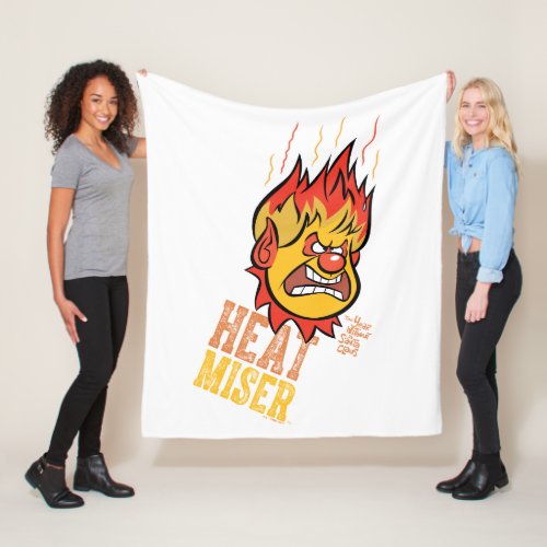 THE YEAR WITHOUT A SANTA CLAUS Heat Miser Fuming Fleece Blanket