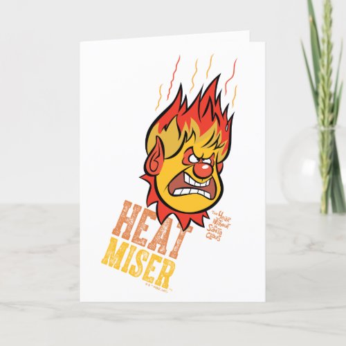 THE YEAR WITHOUT A SANTA CLAUS Heat Miser Fuming Holiday Card