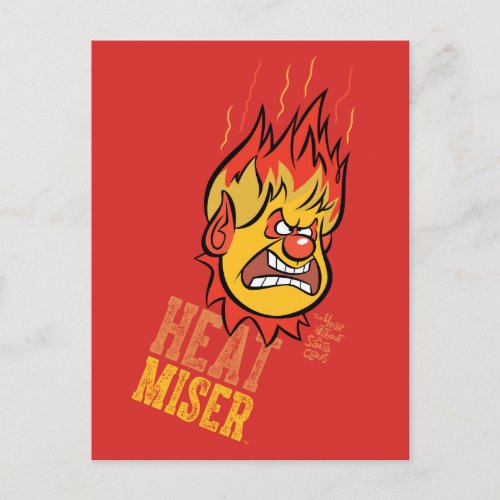 THE YEAR WITHOUT A SANTA CLAUS Heat Miser Fuming Postcard