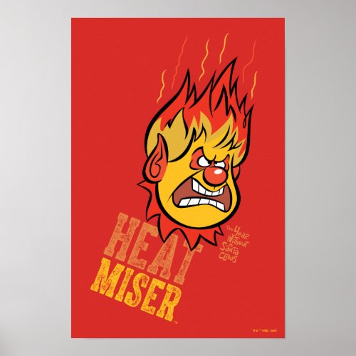 THE YEAR WITHOUT A SANTA CLAUS Heat Miser Fuming Poster